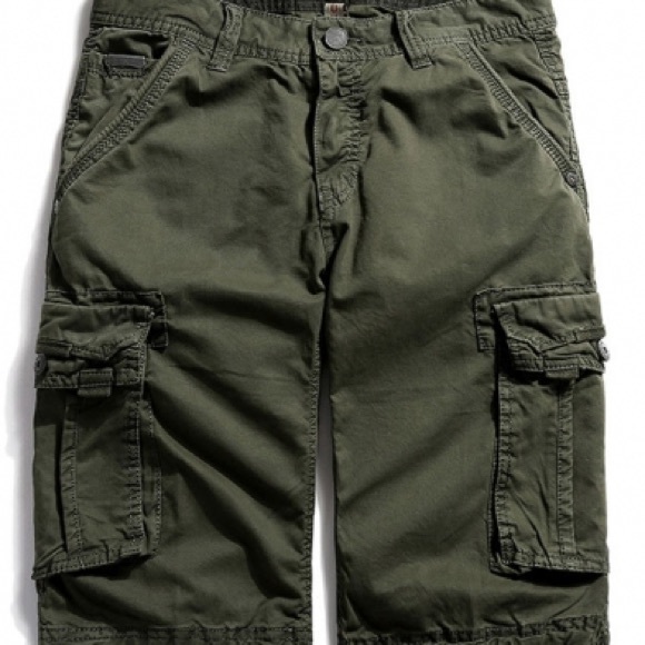 Men’s Army Cargo Shorts - Picture 5 of 6